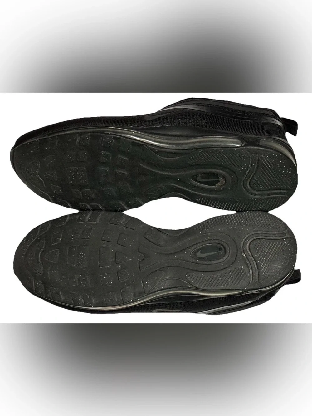 NIKE AIRMAX 97 MENS 14 TRIPLE BLACK ULTRA 17 ALL BLACK ON BLACK 918356-002